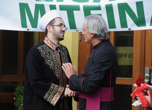 Vorschau Bild von Ibrahim Olgun, Präsident der IGGÖ mit Bischofsvikar Dariusz
Schutzki