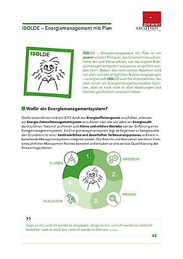Vorschau Bild von Factbox ISOLDE - Energiemanagement mit Plan