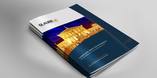  Das christliche Onlineportal GLAUBE.at präsentiert
Leitfaden mit Wahlprüfsteinen "Christliche Werte in der Politik"