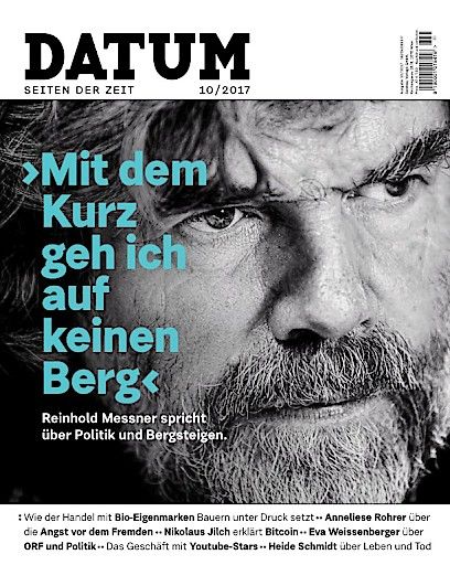  DATUM-Cover, Oktoberausgabe 2017.