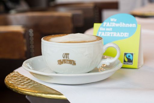  Fairer Kaffee im Café Schwarzenberg