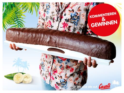 Casali Schokobanane Gewicht schätzen und gewinnen!