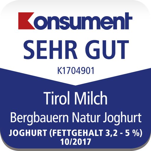 Vorschau Bild von "Konsument" sehr gut Testplakette