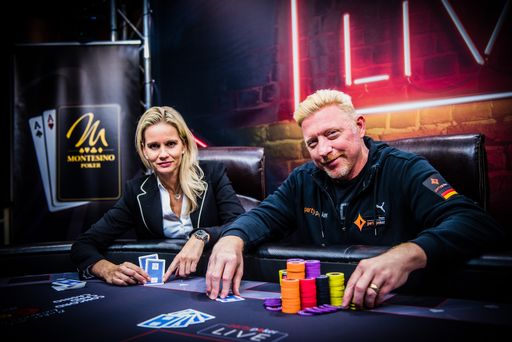  Boris Becker beim Pokern im Montesino Wien.
