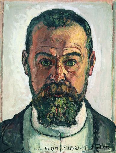  https://www.apa-fotoservice.at/galerie/9940 21 /
Ferdinand Hodler 1853–1918 / Selbstbildnis, Februar 1912 / Öl auf
Leinwand, 38,5 × 29,5 cm / Kunstmuseum Basel, Vermächtnis Max
Geldner, Basel, 1958 / Foto: Kunstmuseum Basel/Martin P. Bühler