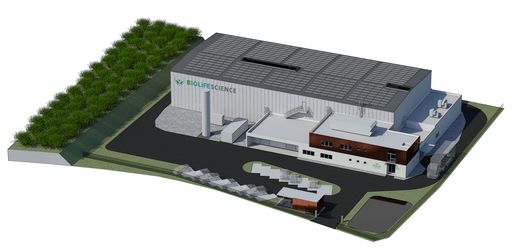 geplante Ansicht Headquarter inkl. Industrieanlage