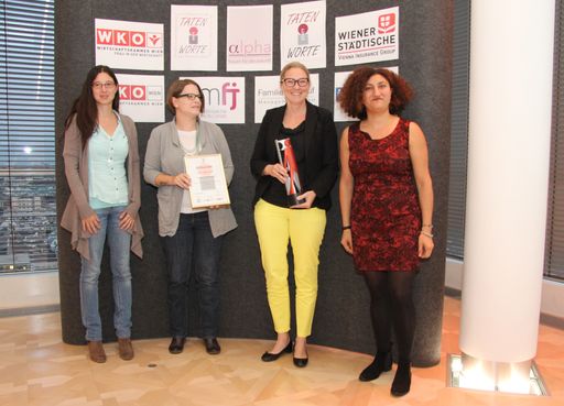 Preisverleihung des Wettbewerbes zum frauen- und
familienfreundlichsten Betrieb Österreichs