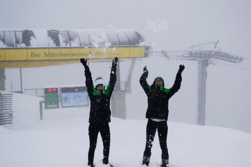 Tiefster WInter im Gipfelbereich der Planai