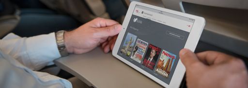 Zeitungen und Magazine im ÖBB Railjet via
Austria-Kiosk gratis lesen – mehr als 100 regionale, nationale sowie
internationale E-Paper verfügbar.