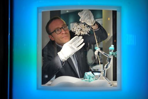  Mag. Johannes Rath_Installation des Mini-Mets bei Tiffany Co. am
Kohlmarkt.