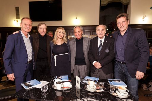 Vorschau Bild von Im Bild von links nach rechts: Palme, Netzer,
Happel, Hasil, Körner, Herzog