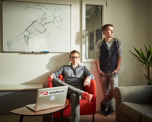 Vorschau Bild von Günther Matzinger und Entwickler Simon
Hintersonnleitner