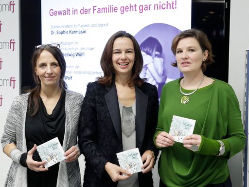  Präsentation des Büchleins „Auf hoher See – Kinder als Opfer
häuslicher Gewalt“ der Österreichischen Kinderschutzzentren