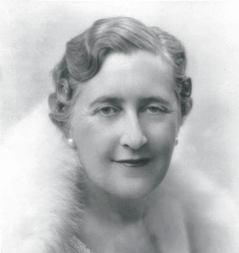  Portrait von Agatha Christie.