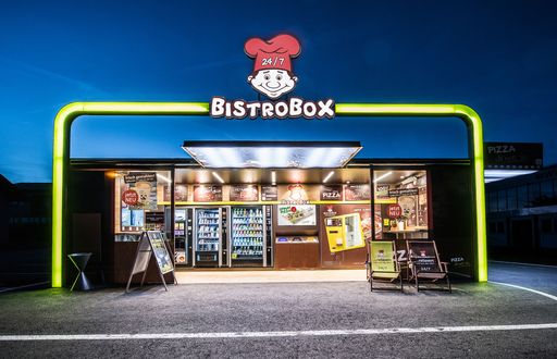 BistroBox auf Expansionskurs. Bild zeigt
BistroBox-Standort in Alkoven (Oberösterreich).