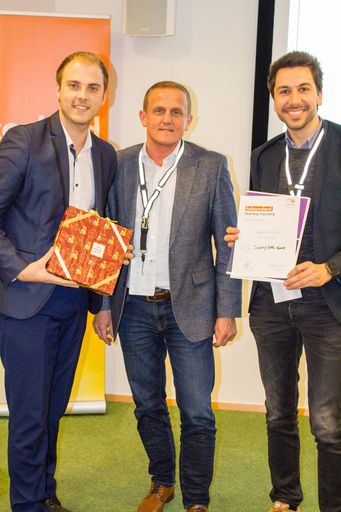 Vorschau Bild von Der Pitch von Sunnybag GmbH überzeugt beim Kick-Off der
tobaccoland Startup Factory.