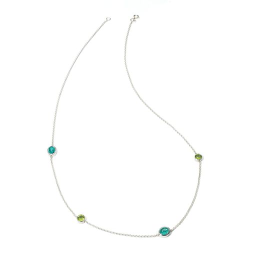 Vorschau Bild von Kette Silber mit Turmalin und Peridot