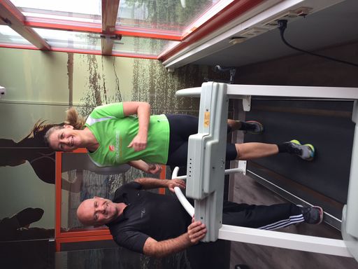 Vorschau Bild von Karin Musch beim Laufband-Conconi-Leistungstest