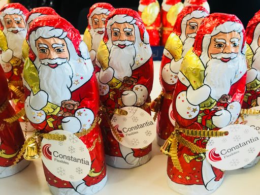 Schokoweihnachtsmänner ©Constantia Flexibles