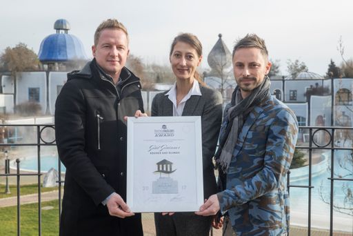 GOLD für das Rogner Bad Blumau beim Thermencheck.com Award!