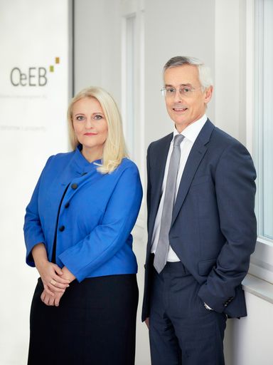 Vorschau Bild von Sabine Gaber wurde in den Vorstand der OeEB berufen
und gehört diesem nun gemeinsam mit Michael Wancata an