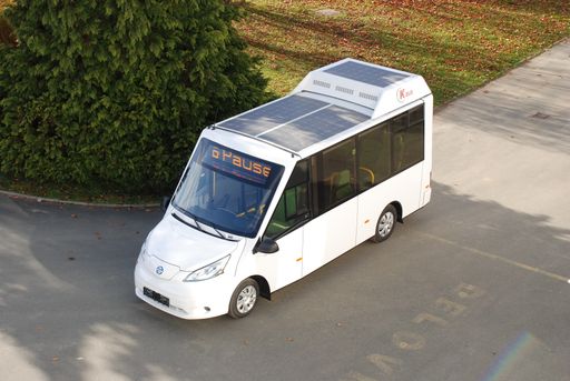 Vorschau Bild von Niederflur Elektrobus mit Solarpanels, www.k-bus.at