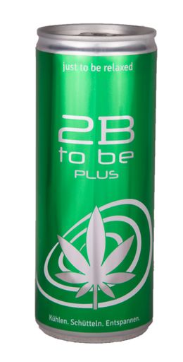 Vorschau Bild von 2B PLUS, der neue Hanfdrink aus Österreich in der
markant-grünen Dose.