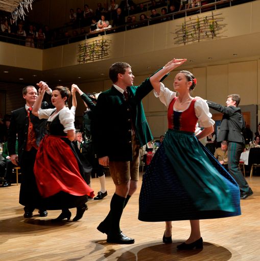  Eröffnung des NÖ Trachtenballs durch Tänzer des Tanzforums der
Volkskultur Niederösterreich