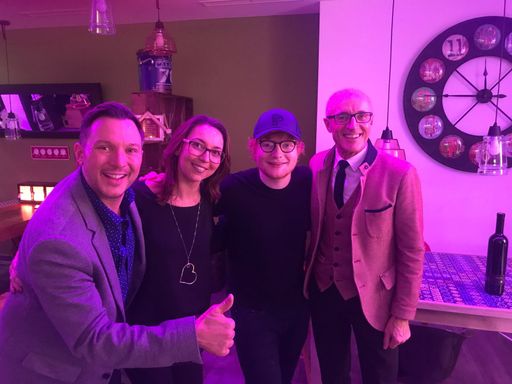  Familie Stock & Ed Sheeran