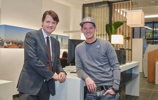  Generaldirektor Gerald Fleischmann und Thomas Morgenstern