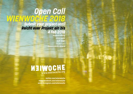 WIENWOCHE 2018 Sujet Open Call
