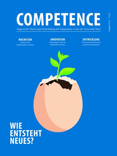 "COMPETENCE", das jährlich erscheinende Magazin für
Wissen und Weiterbildung des Postgraduate Center der Universität
Wien, wurde mit einem Award of Excellence beim International
Creative Media Award (ICMA) ausgezeichnet.