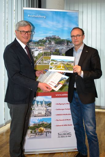 Vorschau Bild von TSG Tourismus Salzburg GmbH, Jahresbilanz 2017,
präsentiert von Bürgermeister Harald Preuner und Herbert Brugger im
Congress Salzburg
