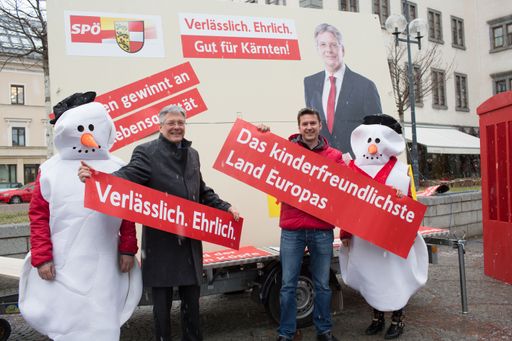 Vorschau Bild von SPÖ Kärnten präsentiert kreative Mitmach-Plakate
und Rote Fotobox