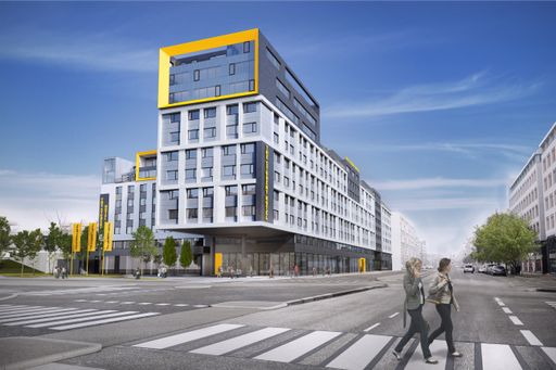 Österreichs größtes Studentenwohnheim an der
Nordbahnstaße