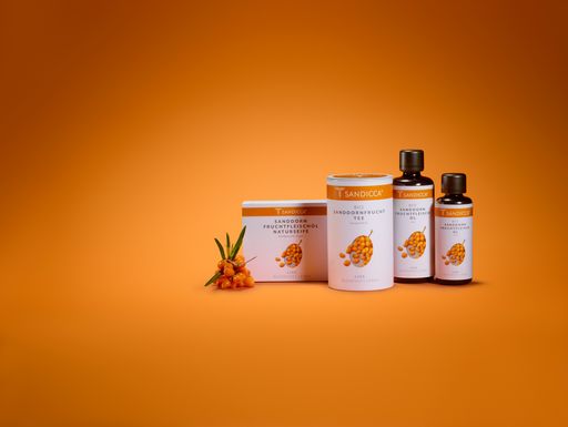 Vorschau Bild von SANDICCA Bio Sanddornprodukte Tee, Öl und Seife