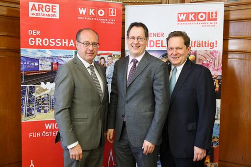 Bildunterschrift: Karl Kristian Gödde, Rainer Trefelik, Peter
Voithofer (v.li.)