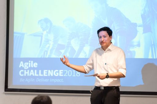 Vorschau Bild von Gregor Habinger, Bereichsleiter bei ANECON und
Initiator der „Agile Challenge 2018“.