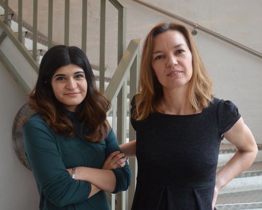 Sprecherinnen des FVB: Schifteh Hashemi (links),
Andrea Hladky (re.)