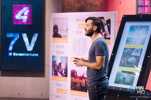 Vorschau Bild von Christoph Schnedlitz beim Pitch in "Zwei Minuten Zwei Millionen"