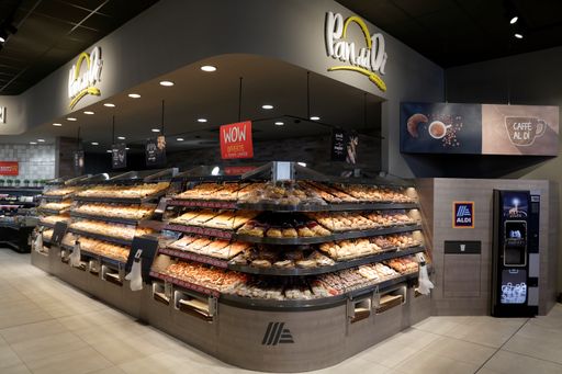 Die neue ALDI-Filiale in Castellanza überzeugt mit
modernem Design.