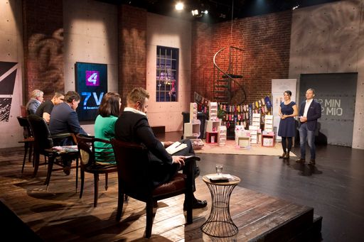 Vorschau Bild von Die Investoren von "2 Minuten 2 Millionen" auf
PULS4 mit dem Wollke-Team.