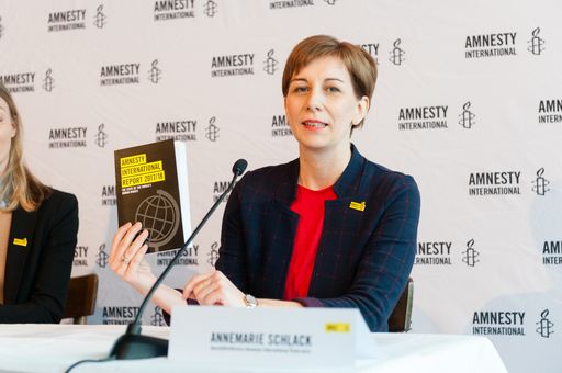 Annemarie Schlack, Geschäftsführerin von Amnesty
International Österreich, über den Jahresbericht 2017/18 von Amnesty
International zur Lage der Menschenrechte weltweit.