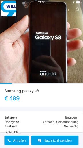 Beispielbild Samsung Galaxy S8