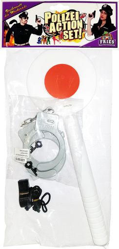  93271 Polizei Action Set 2 (Trillerpfeife,
Stopp-Kelle, Handschelle)