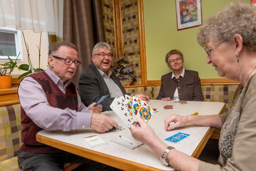Vorschau Bild von Gesellige Aktivität am Nachmittag eines MahlZeit!-Termins:
Gemeinsam Karten spielen.