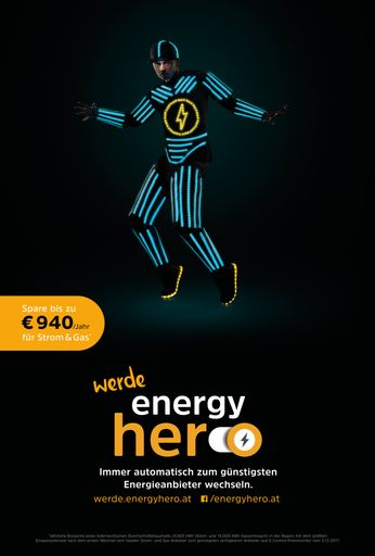 Vorschau Bild von Das Energy Hero Kampagnen-Sujet.
