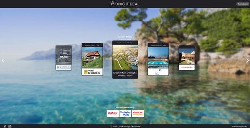 Vorschau Bild von Angebotsübersicht der MidnightDeal Desktop-Version