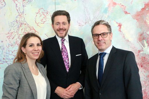 Das neue WB-Präsidium mit
Generalsekretär-Stellvertreterin Carmen Jeitler-Cincelli