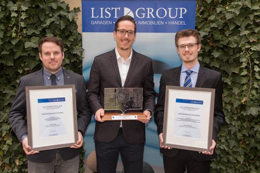 https://www.apa-fotoservice.at/galerie/12514 Die
Jury des List Förderpreises hat nun drei junge Wissenschafter für
ihre Arbeiten ausgezeichnet, und zwar Christian Truden, Mike Wengler
und Thomas Bruckmüller. Die Preisträger kommen aus Luxemburg,
Kärnten und Niederösterreich.